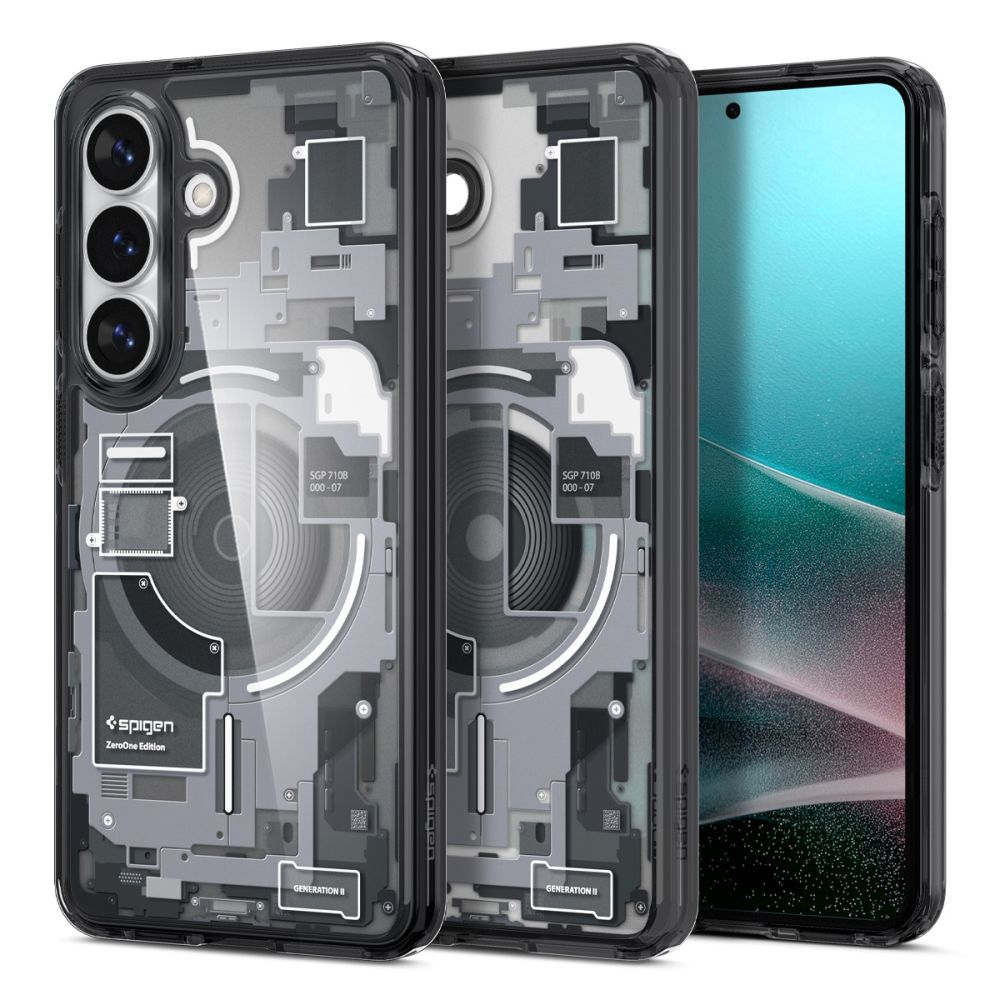 Spigen Ultra Hybrid MagSafe Samsung Galaxy S26 kemény hátlap tok - zero one/fekete