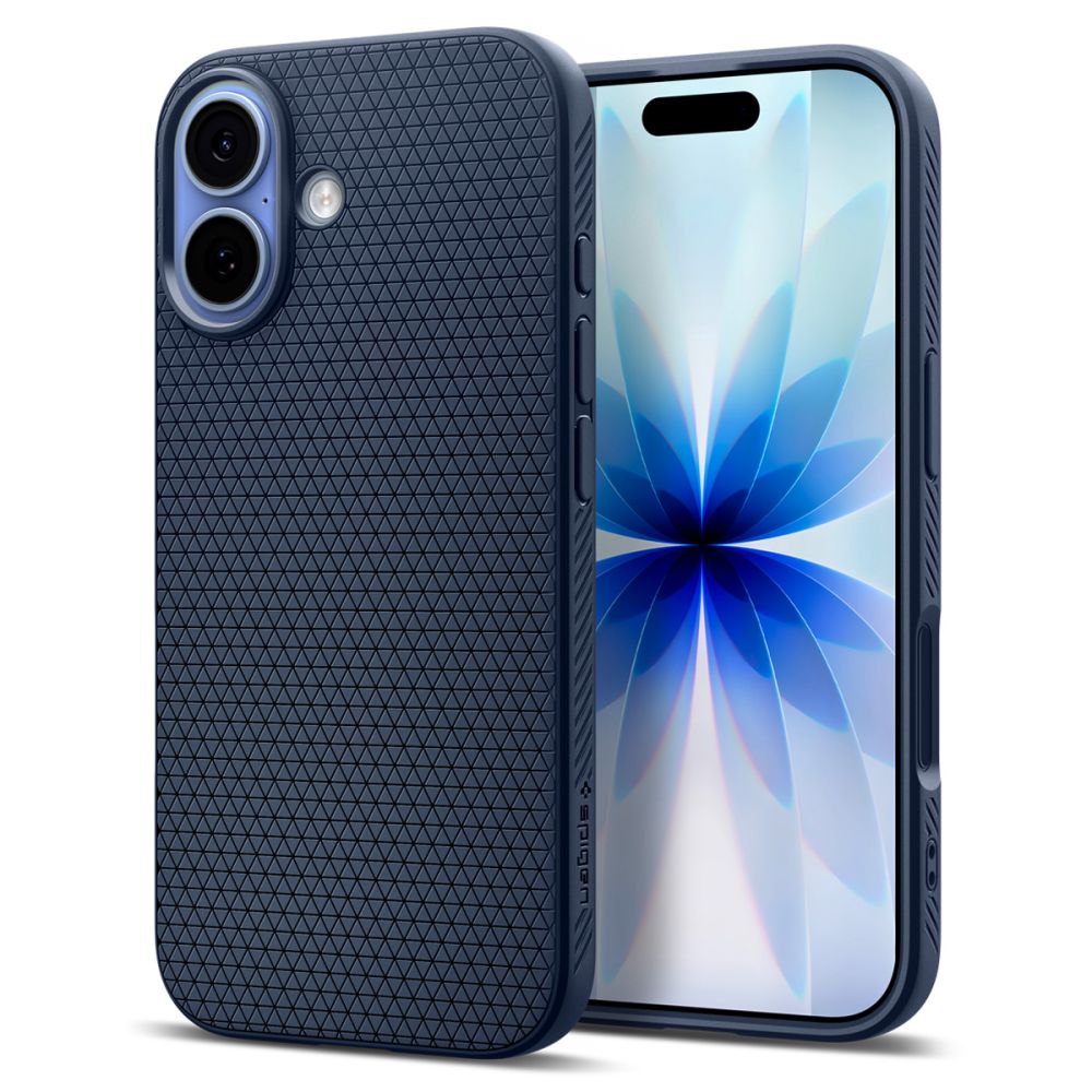 Spigen Liquid Air iPhone 17 szilikon hátlap tok - kék