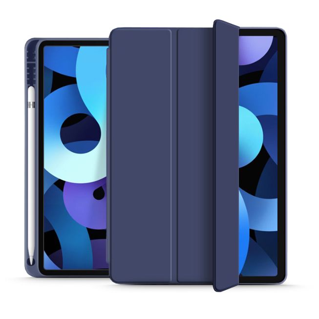 iKi Smartcase Pencil iPad Air 11" M4/M3/M2 (2026/2025/2024) / 10,9" 5 / 4 (2022/2020) oldalra nyíló tok - kék