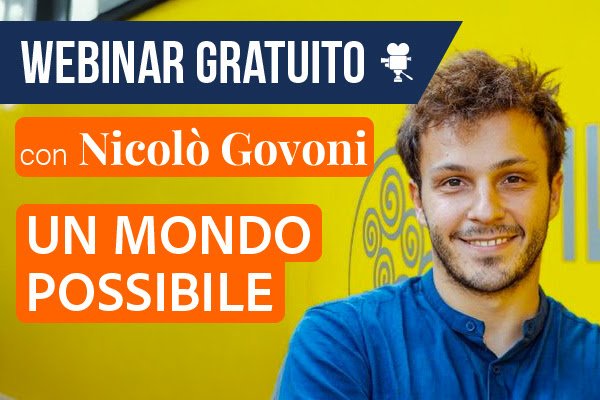 Webinar con Nicolò Govoni