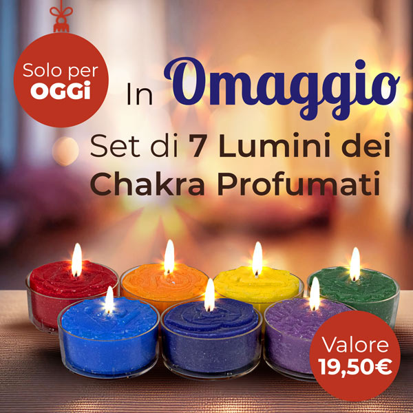 Omaggio - Set di 7 Lumini Chakra