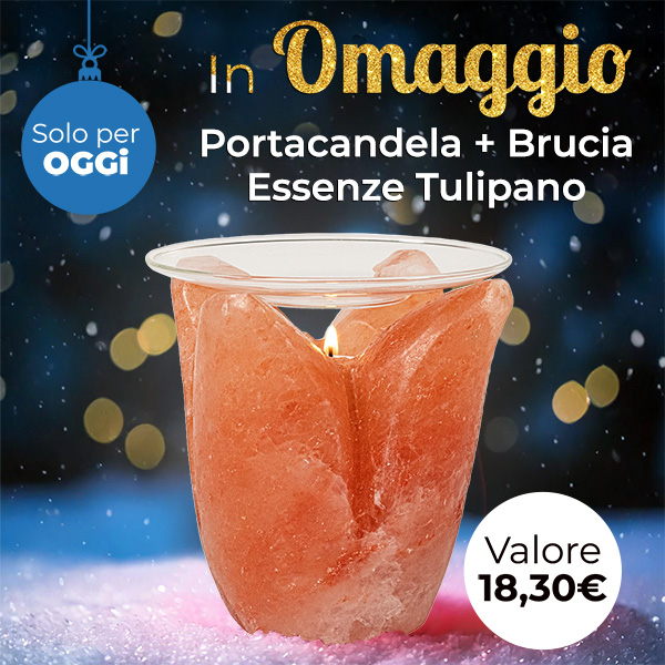 Oggi in Regalo il Portacandela + Brucia Essenze Tulipano!