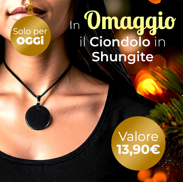 Oggi in Omaggio il Ciondolo in Shungite Cerchio