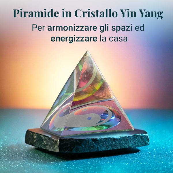 Piramide di Cristallo Yin Yang