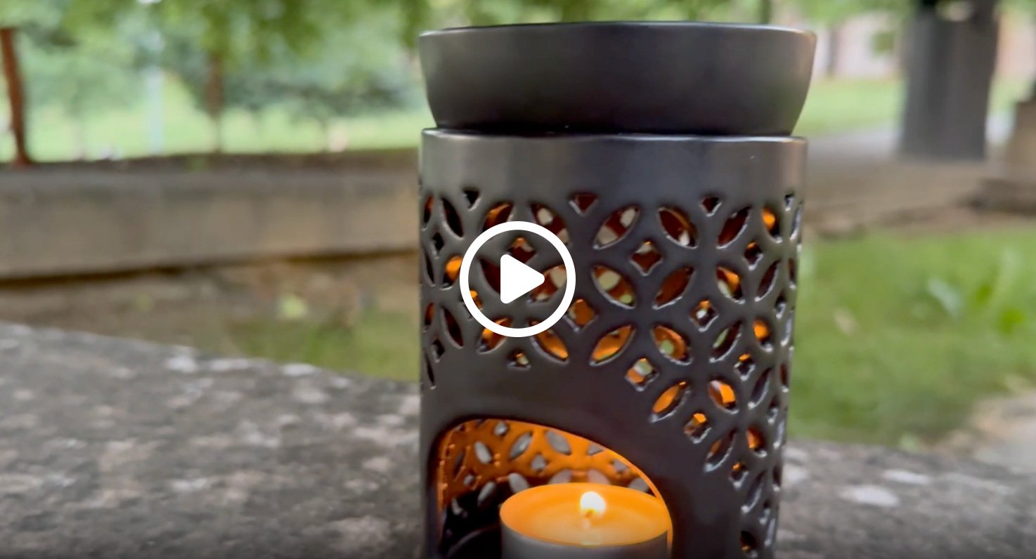 Video Brucia Essenze Fiore della Vita Nero