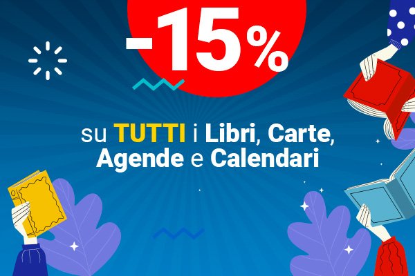 Sconto 15% su tutti i libri, carte, agende e calendari