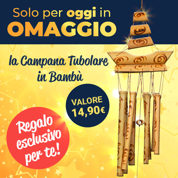 Campana Tubolare in Bambù in REGALO