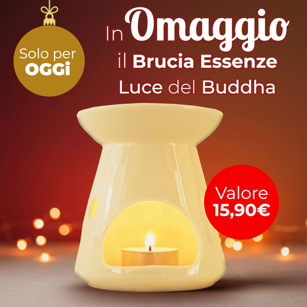 Oggi in Regalo il Brucia Essenze Luce del Buddha!