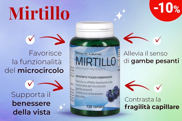 Sconto 10% - Mirtillo!