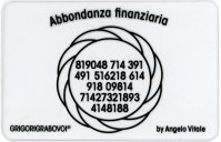 Tessera Radionica - Abbondanza Finanziaria