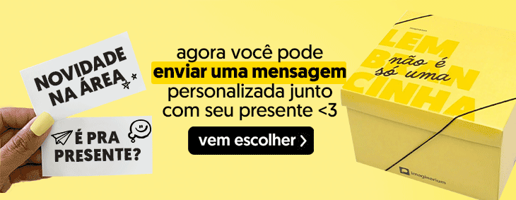 Agora você pode mandar seu presentes, personalizados. Com a sua mensagem