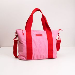 Bolsa Tote Rosa e Vermelha