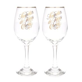 Dupla de Ta&ccedil;as de Vinho Sommelier