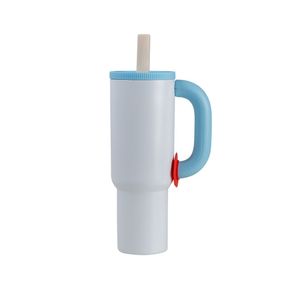 Copo T&eacute;rmico Com Al&ccedil;a Azul Claro
