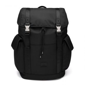 Mochila Laptop Utilit&aacute;ria Preta Metais