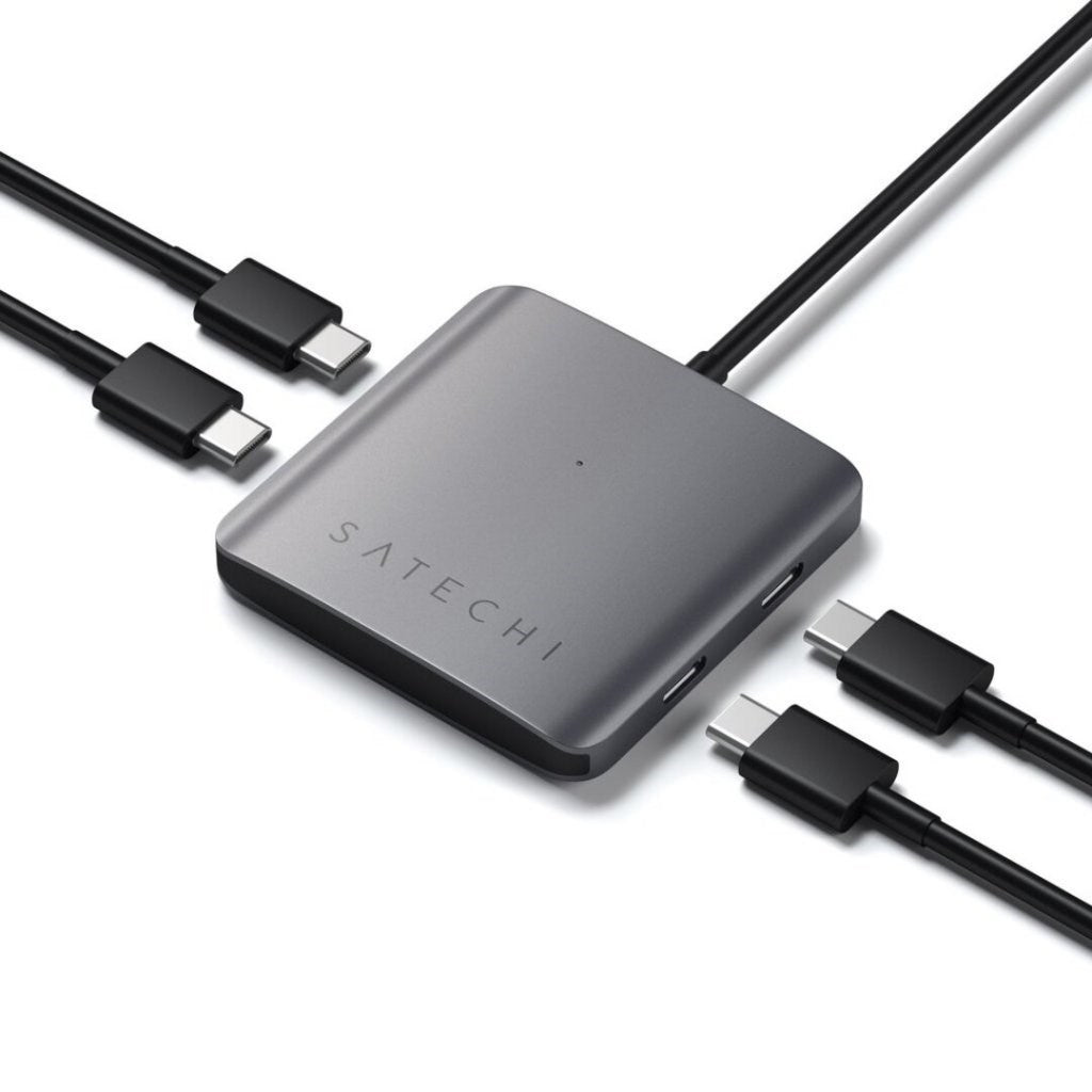 Image of Satechi 4-i-1 USB-C Hub 4 x USB-C 3.0-porter