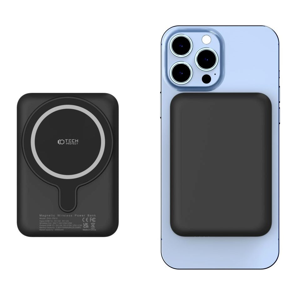 Image of Tech-Protect Trådløs Powerbank 10000 mAh - MagSafe Kompatibel