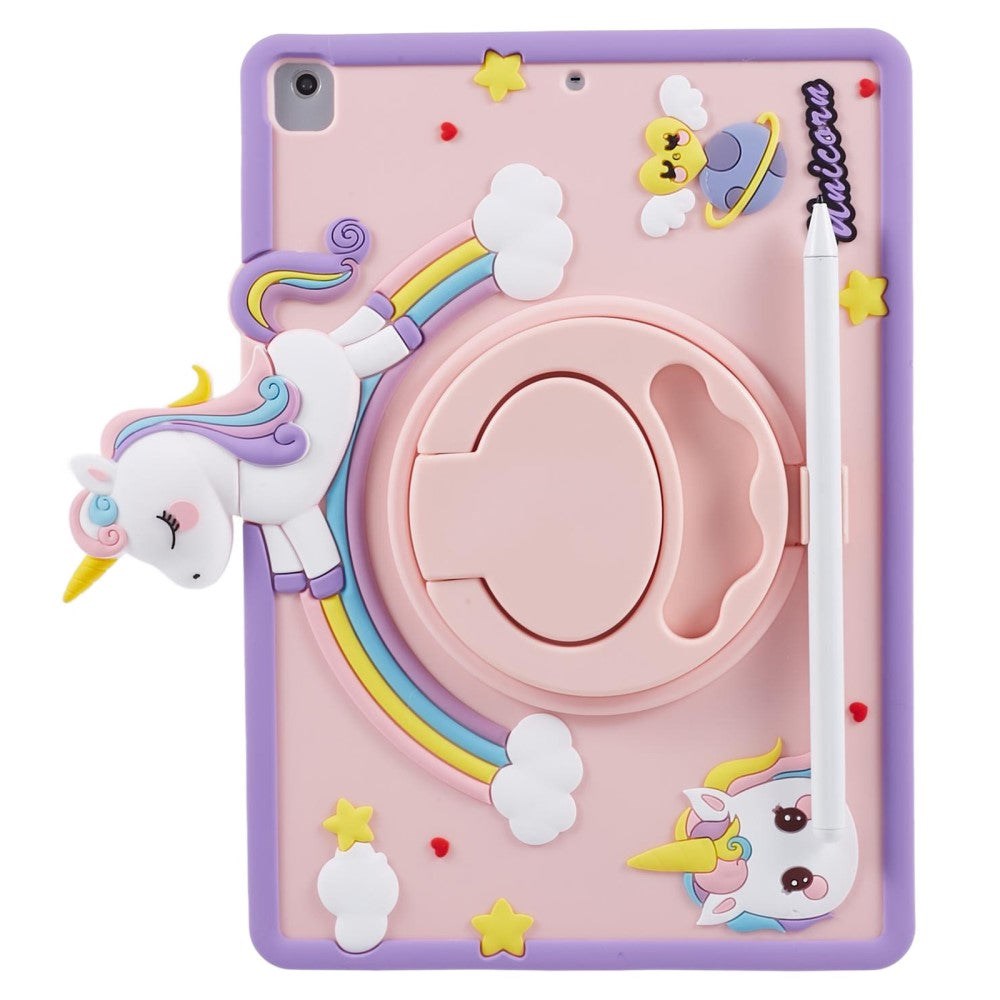 Image of iPad 9.7 (2018-2017) / iPad Air / Air 2 Barne Deksel m. Stativfunksjon & Cartoon