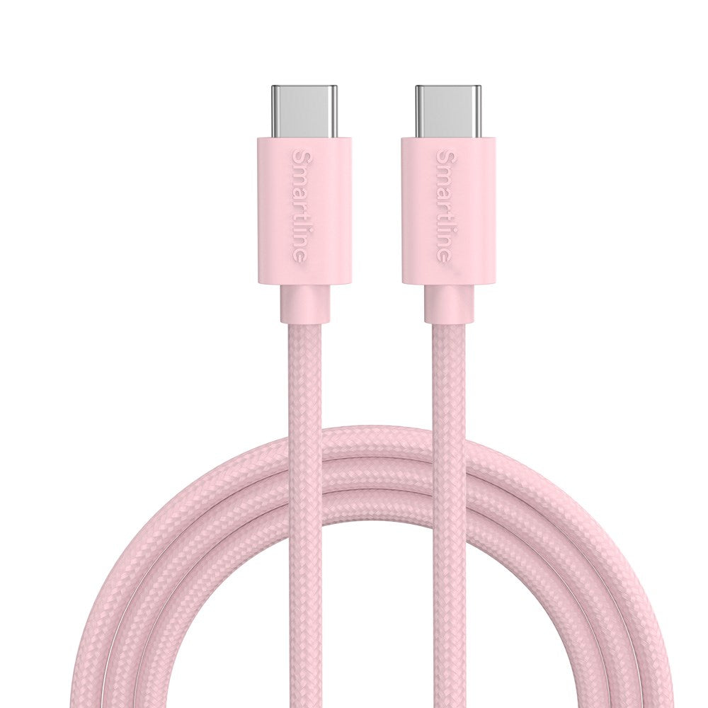 Image of Smartline (60W) USB-C til USB-C Braidy Kabel 2m
