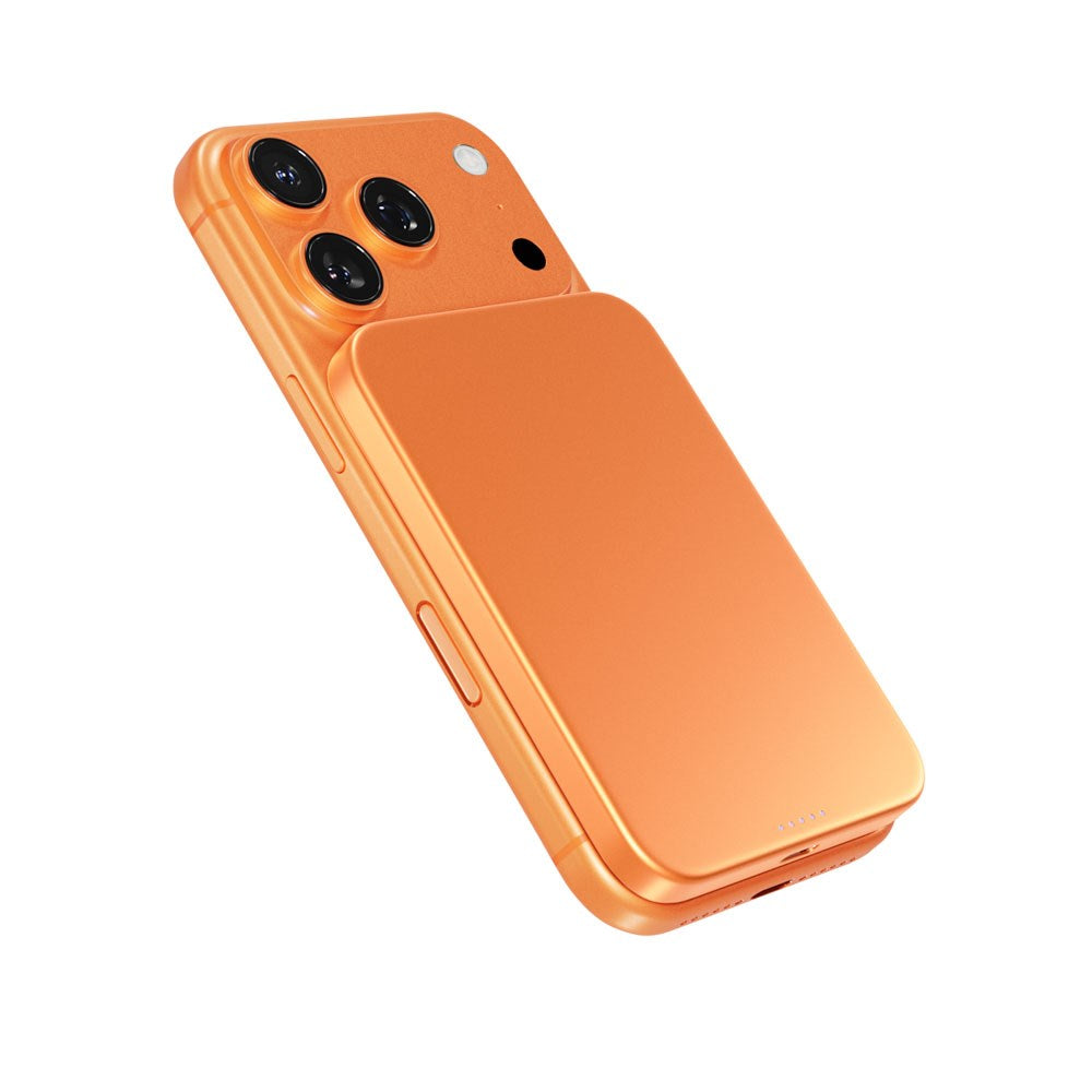 Image of Epico 15W Slim Alu Mag+ 5000 mAh Power Bank med USB-C - Qi2 / MagSafe Kompatibel