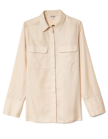 Beige skjorta i tencel