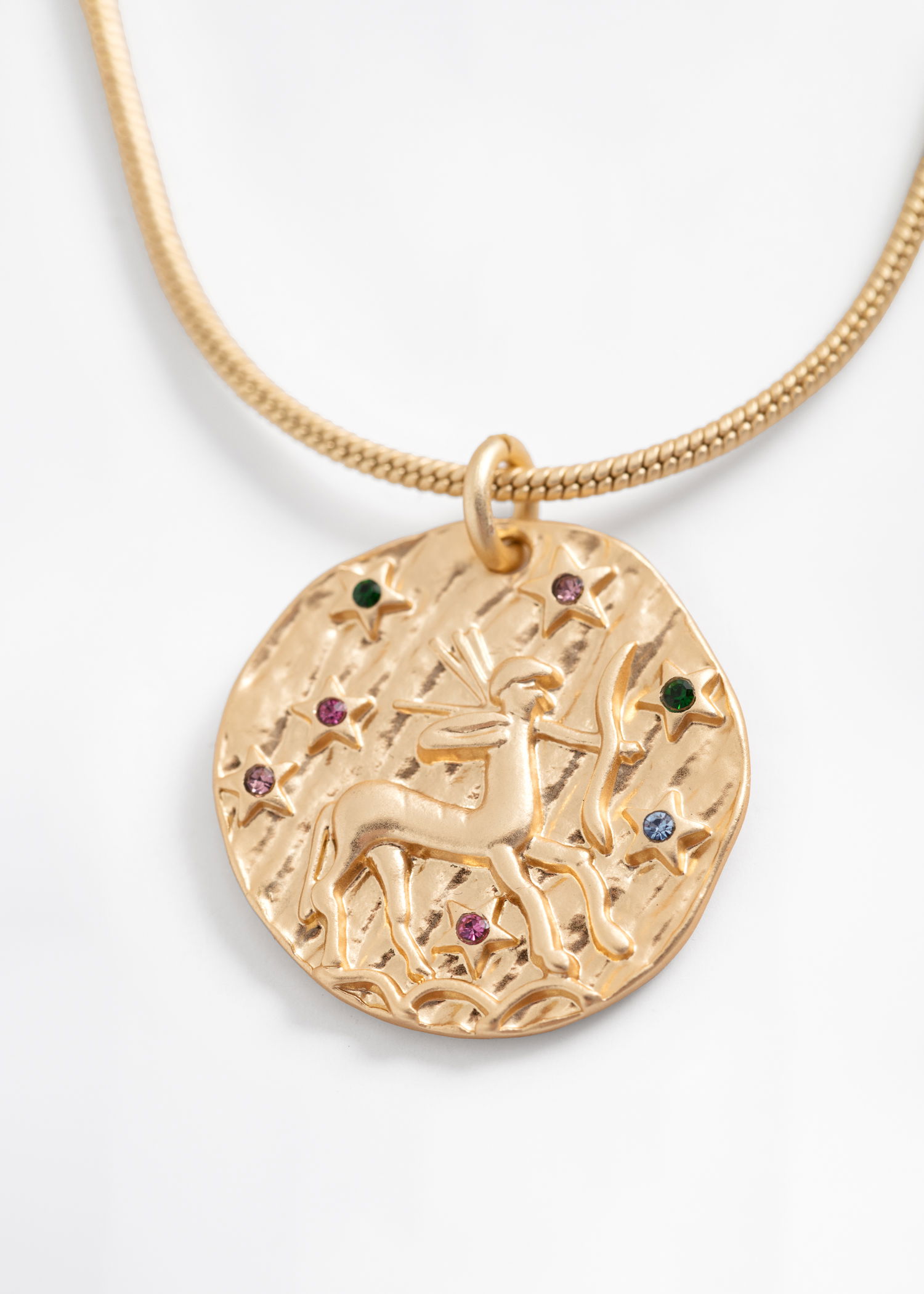 Indiska Halsband med stjärntecken - Skytten - Guld - ONESIZE