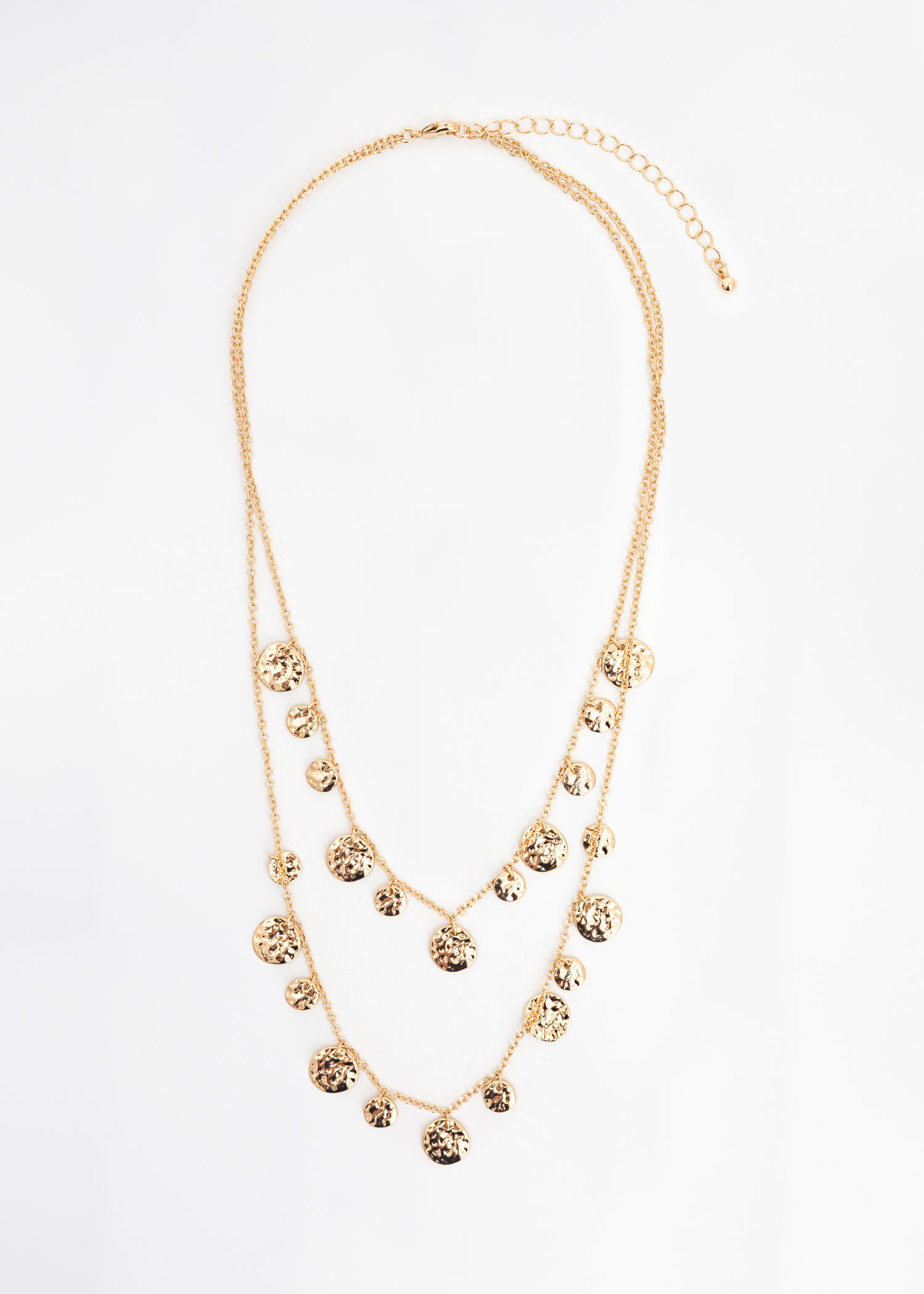 Indiska Dubbelkedjat guldfärgat halsband - Guld - ONESIZE