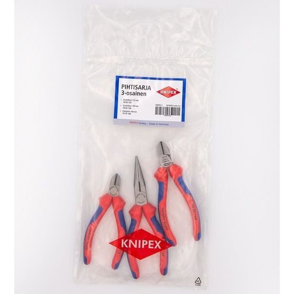 Knipex pihtisarja, 3-osaa, rajoitettu erikoiserä!