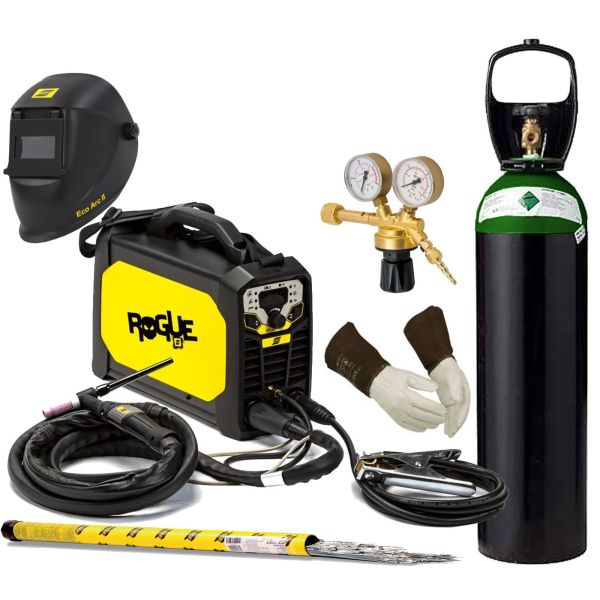 ESAB Rogue ET 200iP PRO pulssi-TIG-hitsauskone -pakettitarjous sis. kaasupullon!