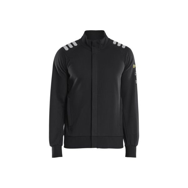 Blåkläder 3453 Palosuojattu takki vetoketjulla, musta