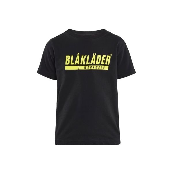 Blåkläder 5200 Lasten T-paita, musta/huomiokeltainen