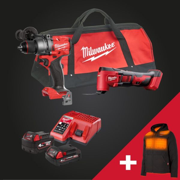 Milwaukee Black Friday akkukonesarja #5 | Lämpötakki kaupan päälle!