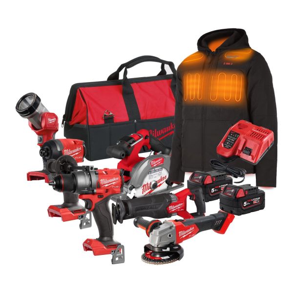 Milwaukee M18 FPP6G3-502B FUEL akkukonesarja, uusin malli