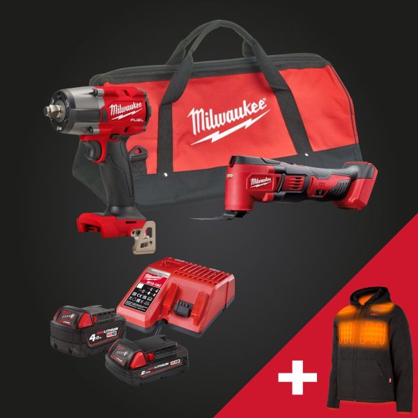 Milwaukee Black Friday akkukonesarja #1 | Lämpötakki kaupan päälle!