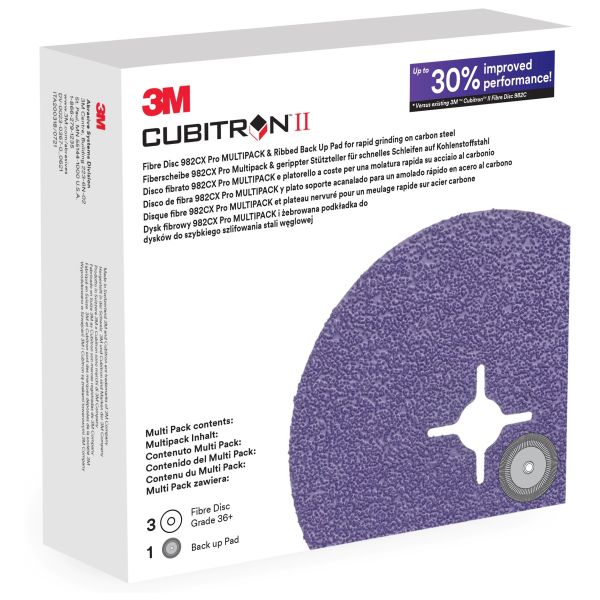 3M Cubitron 3 fiiberilaikkasarja, koko 125mm, 1182C