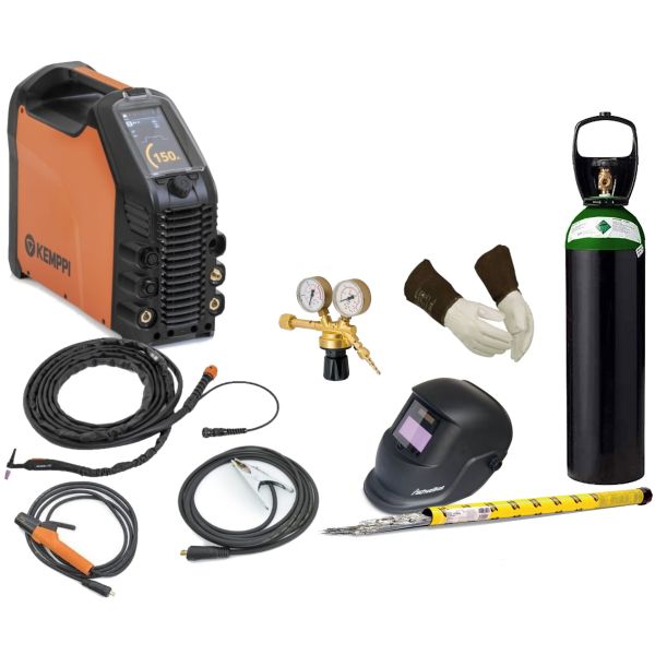 Kemppi MasterTig 235 AC/DC TIG-hitsauskone -pakettitarjous sis. kaasupullon!