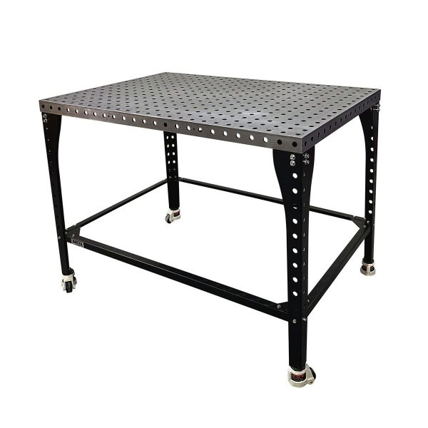 Industria Center hitsauspöytä, 1200x800x6mm, kiinteät jalat