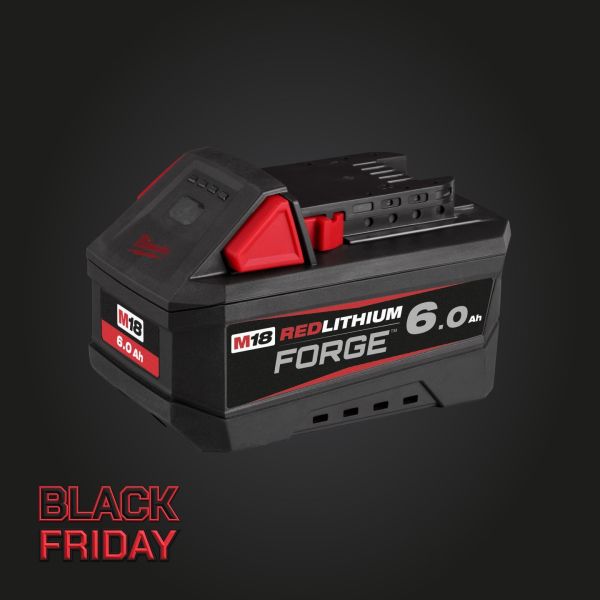 Milwaukee M18 FB6 Forge 6,0Ah akku | Black Friday erikoiserä!