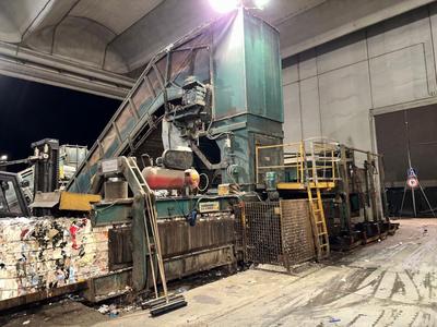 Pressa in linea orizzontale per rifiuti Macpresse Mac 111/1