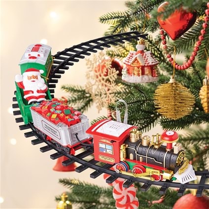 Train Around Xmas Tree