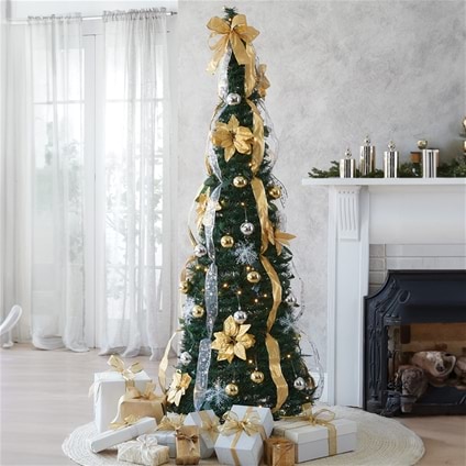 Pop-up Christmas Tree 180 cm Gold