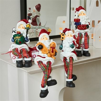 Perching Santa Set