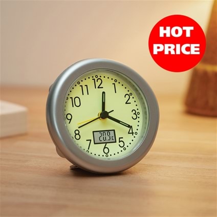 Alarm Clock with Thermometer