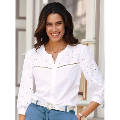 Broderie Anglaise Blouse