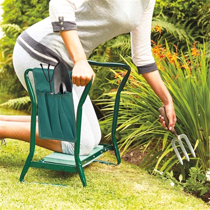 Garden Bench and Kneeling Set