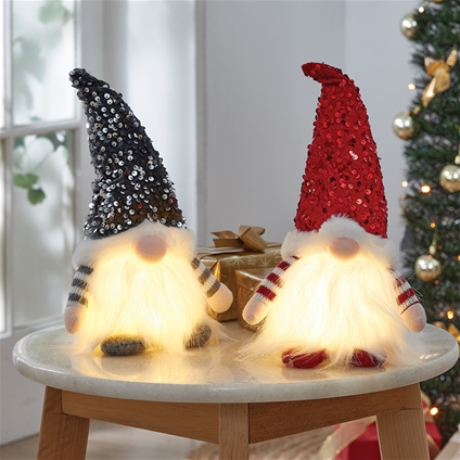 LED Christmas Gnome - Set of 2