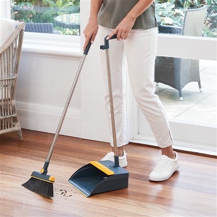 Long Handled Dustpan and Brush Set