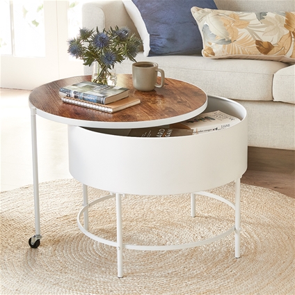 Coffee Table with Swing-Out Top