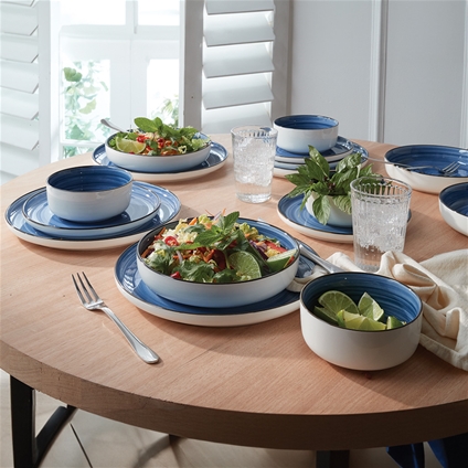 Bone China Blue Dinner Set