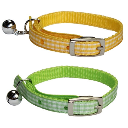 Checkered Cat Collar